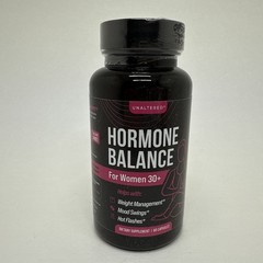 Unaltered Hormone Balance for Women 30+ Weight Management 60 Caps Exp 02/2026