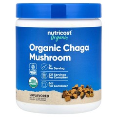 2 X Nutricost, Organic Chaga Mushroom, Unflavored, 8.1 oz (227 g)