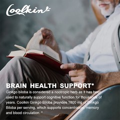 Ginkgo Biloba 1800mg – Cognitive & Memory Support, Support Memory & Brain Health