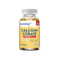 Calcium Citrate 500mg Healthy Bone,Teeth,Muscles Function Support 30/60/120 Caps