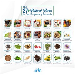 28 in 1 Calm Mood Support Supplement- Natural Happy Pills for Occasional Anxi…