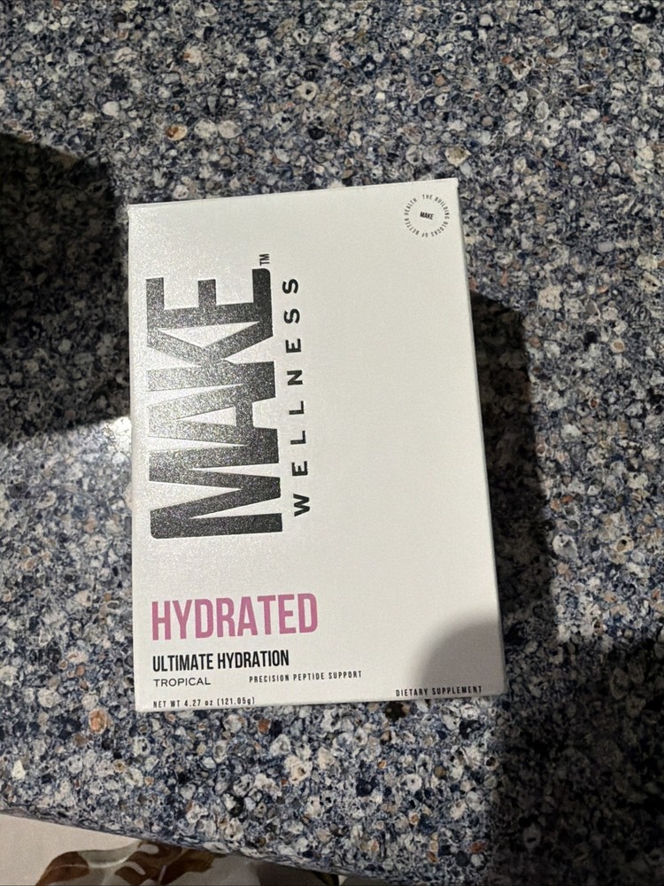 MAKE Wellness Hydrated Ultimate Hydration Tropical Powder 19 Sachets Electrolyte