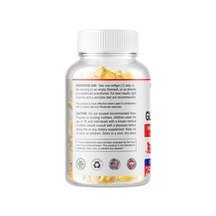 Zinc Gluconate 250 Vegetarian Softgels (50mg), Gluten Free and Non-GMO