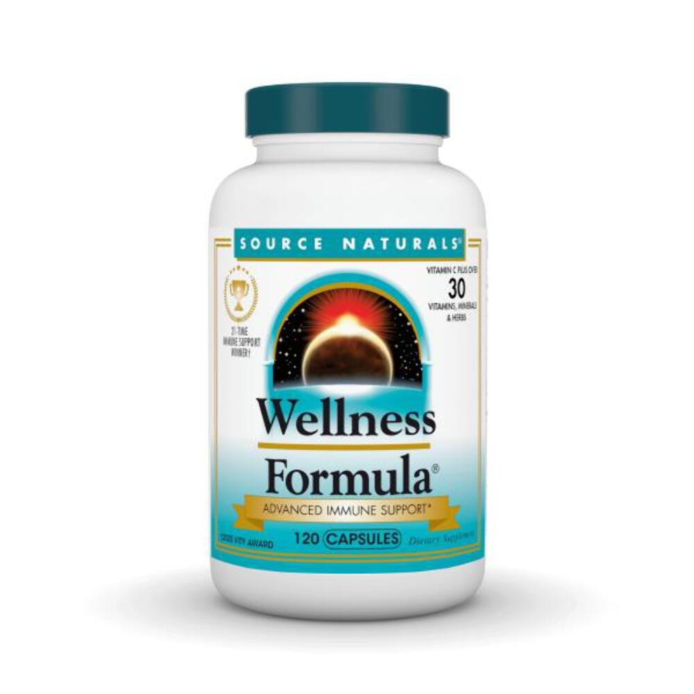 11/28 Source Naturals Wellness Formula Bio-Aligned Vitamins & Herbal Defense for