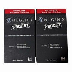 Nugenix T-Boost Testosterone Booster Value Size 84 Capsules EXP 07/2027 Lot of 2