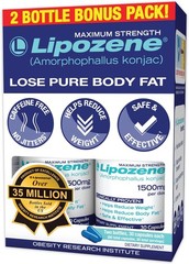 Lipozene Maximum Strength Weight Loss Supplement Appetite Control 1500 mg 60 Cap