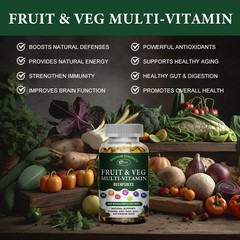 Compound fruit and vegetable capsules support peristalsis defecation metabolism