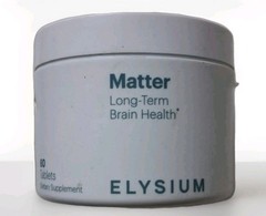 ELYSIUM Matter Brain Supplement with Omega 3 + DHA for Memory & Focus 60 ct