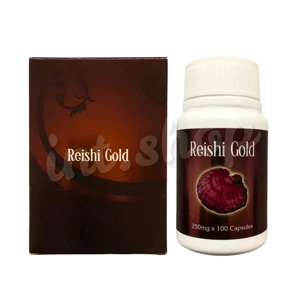 Gano Excel Reishi Gold Ganoderma Lucidum Reishi Mushroom 100 Capsules