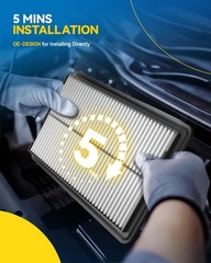 PHILTOP Engine air filter CA10661 Replacement for Hyundai Genesis 3… Fast Ship