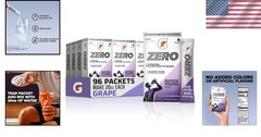 96 Servings Gatorade Zero Sugar Electrolyte Mix, Grape – Perfect for Workouts