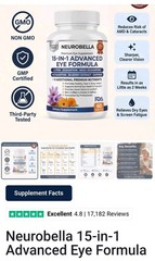 visiovance 15-in-1 Advanced Eye Formula (2 Bottles with 30 in each )