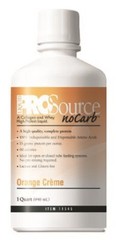 ProSource NoCarb Protein Supplement Orange Creme 32 oz. Bottle Ready to Use