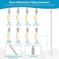 10 Pcs Lab Tool Kit with Lab Spoon, Lab Scoops, Micro Funnels, Filling Tray for