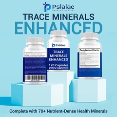 120pcs Trace Minerals Enhanced Complex-Zinc-Complete 70 Nutrients, Immune Health