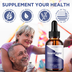 (3 Pack) Neurodyne Drops Advanced Nerve Health Support, Neuro Dyne 90 Servings