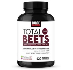 Total Beets Circulation Superfood Beet Root with Blood Pressure Support 120ct