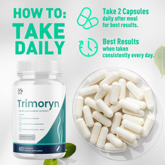 (3 Pack) Trimoryn Advanced Weight Management Support Supplement 180 Capsules