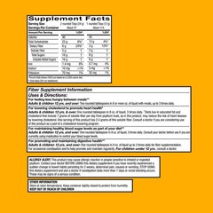 Equate Daily Fiber Orange Smooth Fiber Powder, 48.2 oz