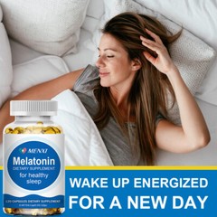 MENXI Premium Sleep Aid Supplement -10/60/120pcs, Natural Rest & Relaxation 10mg
