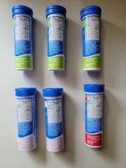 Nuun Sport Hydration Electrolyte Tablets 6-Tube Lot Assorted Flavors