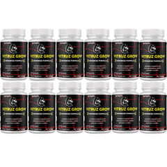 Vitruz Grow Male Performance Support, (12 Pack) Official Better Stamina Formula