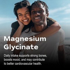 Magnesium Glycinate 500mg – 240 Capsules | 8-Month Supply | USA Formulated Premi