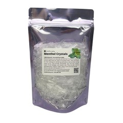 Menthol Crystals – 100% Pure Mentha Arvensis USP Food 8 Ounce (Pack of 1)