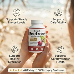 Lemeli Beet Root Capsules, Lemeli Beet Root Supplement 60 Capsules