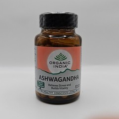 Organic India Ashvagandha EXP.6/2026 OFFICIAL USA 3 BOX 180 CAPS Healthy Stress