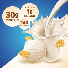 Pure Protein Vanilla Protein Shake 30g Complete Protein Vitamins A, C, D 12 Pack