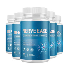 5-Pack Nerve Ease Capsules – NerveEase Nerve Health Support Capsules – 300 Caps