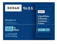 RXBAR Protein Bars Gluten-Free, Blueberry, 10 Count