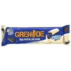 GRENADE OREO High Protein Low Sugar Bars | White Chocolate | Pack of 12 x 60g