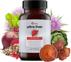 UpWellness Ultra Liver Supplement 1 Pack Liver & Gallbladder Support Formula