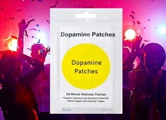 30-PCS Patches Dopamine Mood Support and Positivity Mental Wellness