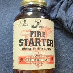 Heart & Soil Fire Starter Beef Organs Grass-Fed 180 Caps 500mg