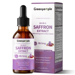 Saffron Supplement Drops – 88.5mg Saffron Extract for Mood Balance 60ml