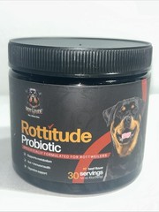 Sealed Rottitude Probiotic For Rottweilers 30 Servings / Exp 11/2026