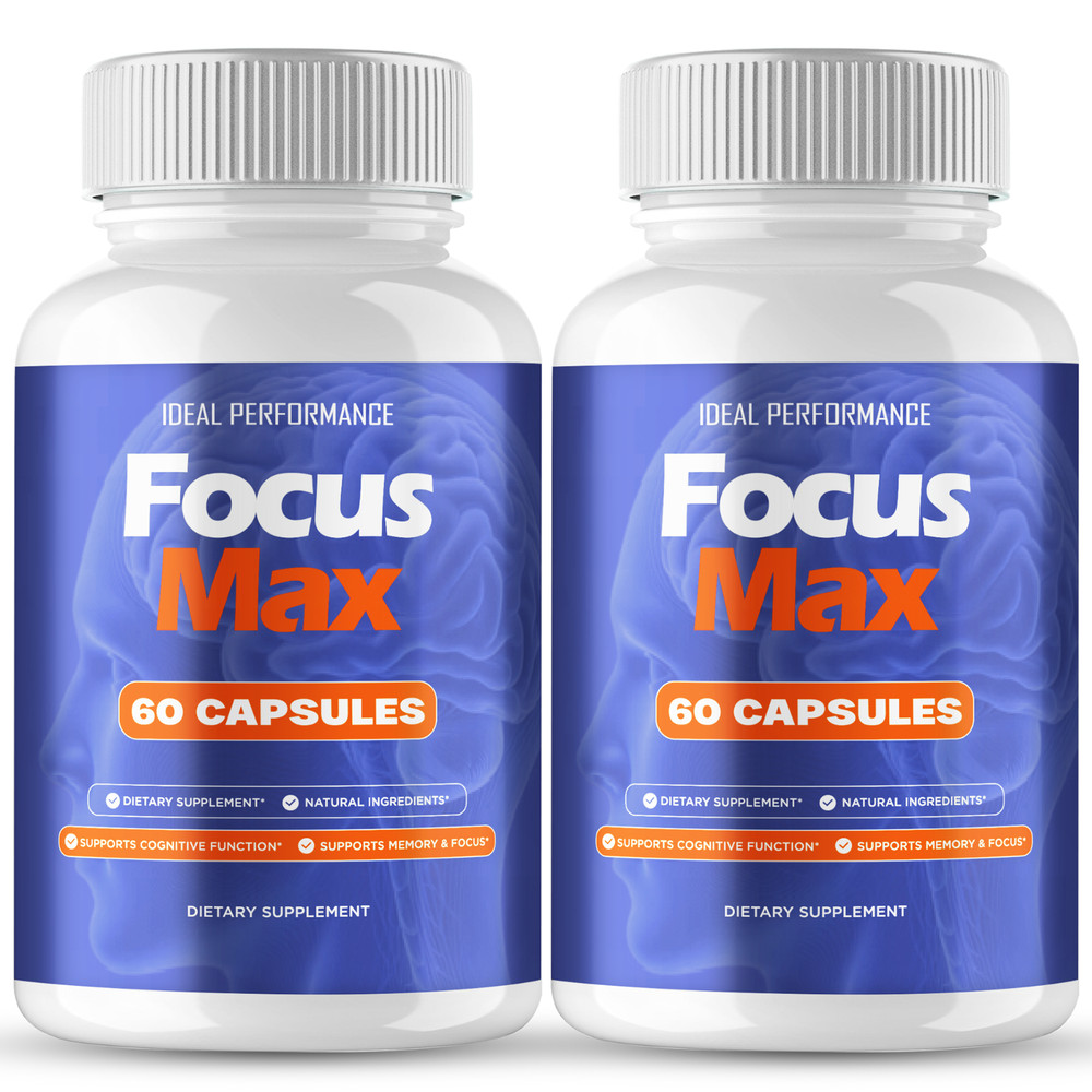 Focus Max Supplement Pills, Focus Max Capsules for Brain Health (2 Pack)