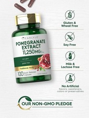 Pomegranate Extract Capsules | 11250mg | 100 Count | Non-GMO | US Stock