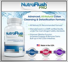 NutraFlush PRO with Psyllium Husk: Natural Colon Cleansing & Detox Flush Formula