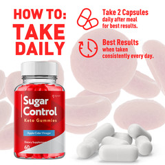 (5 Pack) Sugar Control Keto ACV Gummies 1000MG SugarControl Vitamin 300 Gummies