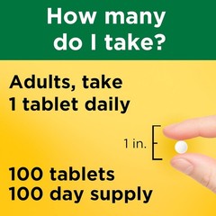 Nature Made Zinc 30 mg Dietary Supplement Immune Health and Antioxidant 100 Tabs