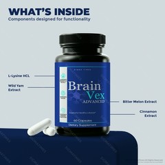 Brain Vex Advanced, BrainVex Advanced Formula for Memory & Brain Health -3PK