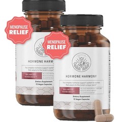 2 BOTTLES- Happy Mammoth Hormone Harmony Natural Hormonal Support for lady 72Cap