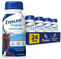 Ensure Original Nutrition Shake – 24 Pack, Butter Pecan, 9g Protein, 8 oz