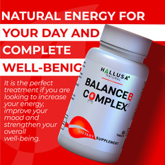 Balance B Complex – Vitamins – Biotin – Energy Supplement – 60 Tab