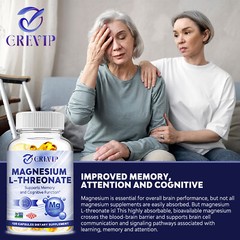 Magnesium L-threonate- Support Focus, Improved Sleep, Mood & Cognitive Abilities