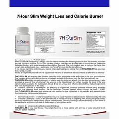 7Hour Weight Management & Calcium Pyruvate Energy Support Supplement 60 Capsules